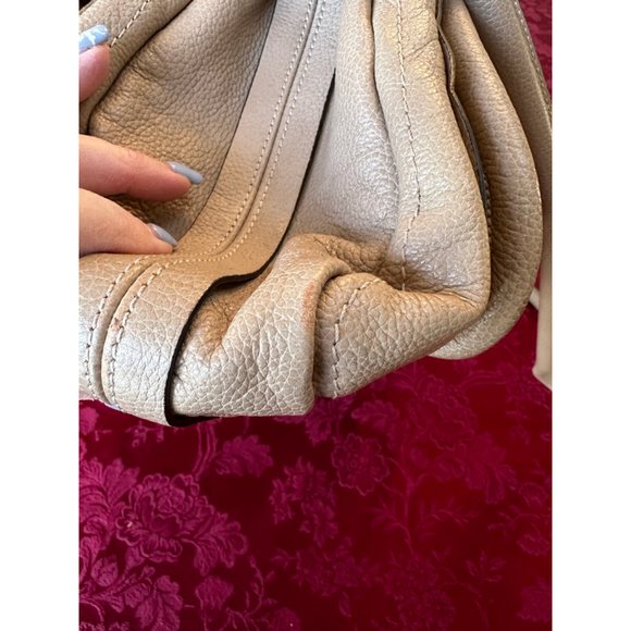 Chloé Beige Leather Paraty Large Satchel w/ Strap - Picture 13 of 15